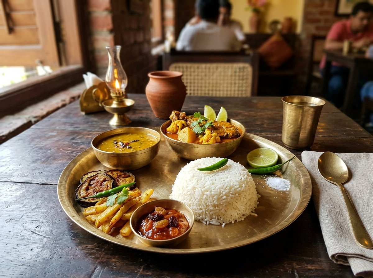 Bengali Fish Curry Thali