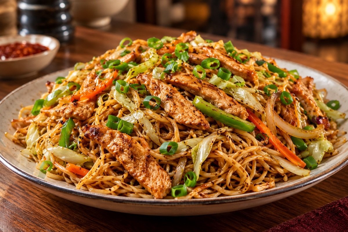 Chicken Chowmein at Momo Restaurant